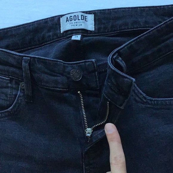 Agolde Chloe Low Rise Slim, size 24 - Picture 9 of 16